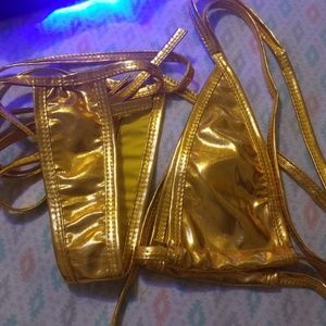 New Gold meatalic bikini